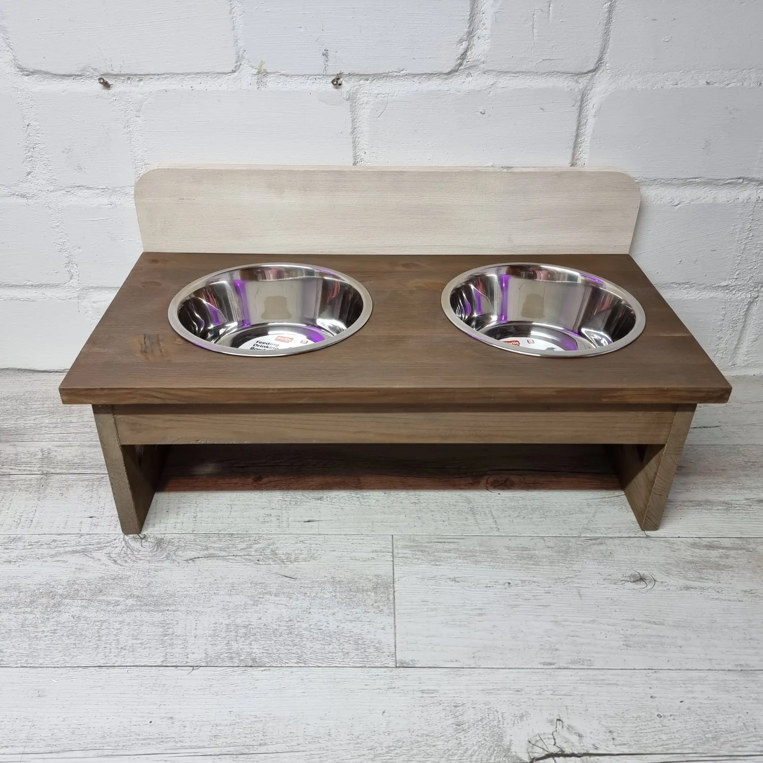 Futterbar M<br>Vintage Braun/Weiß – Bild 5